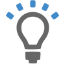 solutions lightbulb icon